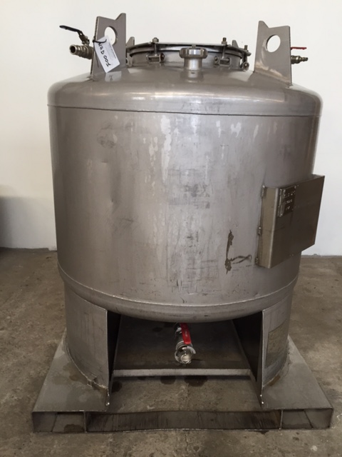 Cuve Inox 304l, épaisseur 2,5 mm, 1000 L