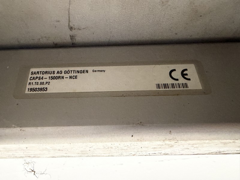 Plateforme de pesage inox 1500 kg SARTORIUS type CAPS4 - 1500 RN - NCE