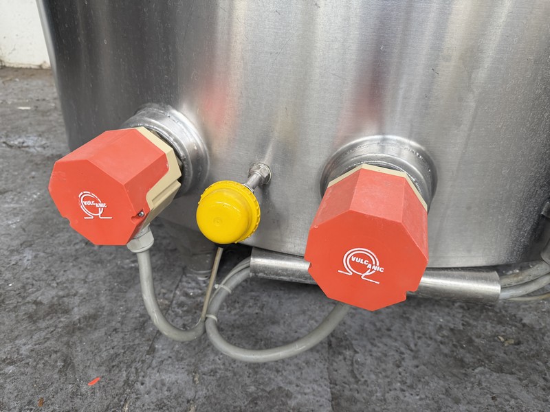 Cuve de mélange 2000 litres - Chauffage électrique - Inox 316L (parties en contact)- 2150 litres total