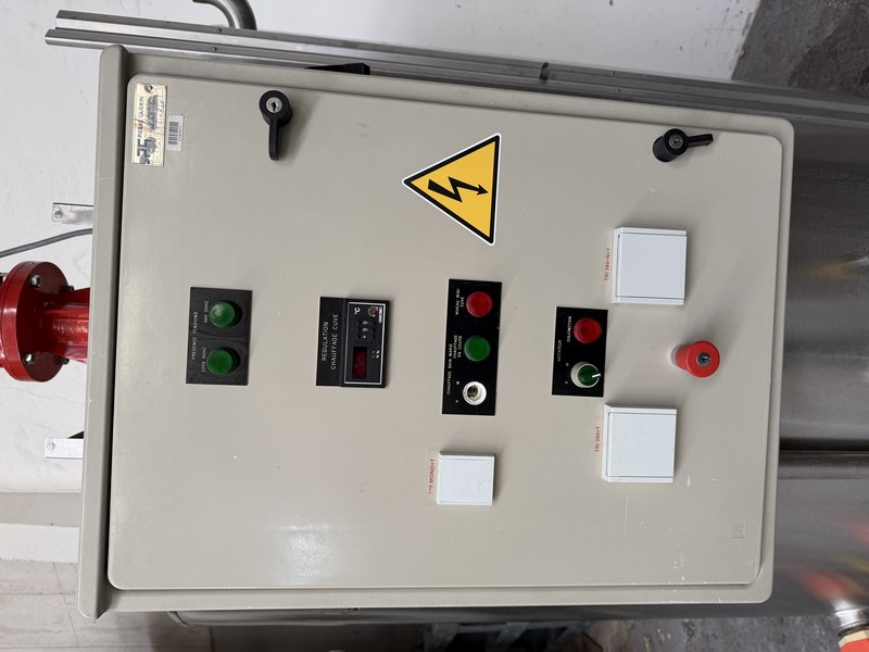 Cuve de mélange 2000 litres - Chauffage électrique - Inox 316L (parties en contact)- 2150 litres total