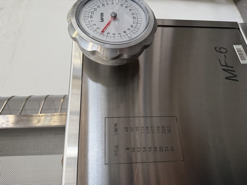 Calibreur tamiseur oscillant FREWITT type MF-6 - Inox 316L (parties en contact)