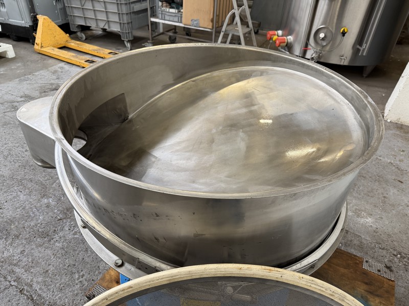VIBROWEST 2-deck vibrating sifter Ø 900 mm model MR 36"S.11.6.DIV.KL