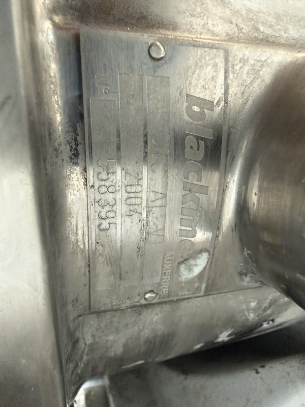 Pompe volumétrique à piston excentré 1,4 m3/h BLACKMER MOUVEX type S6C AL VT - Inox