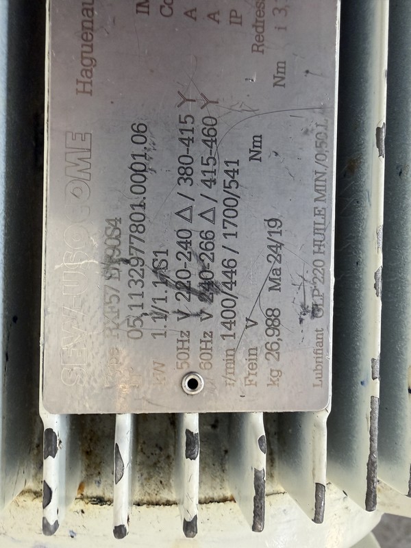 PIERRE GUERIN positive displacement lobe pump model PV1 70A - S/S