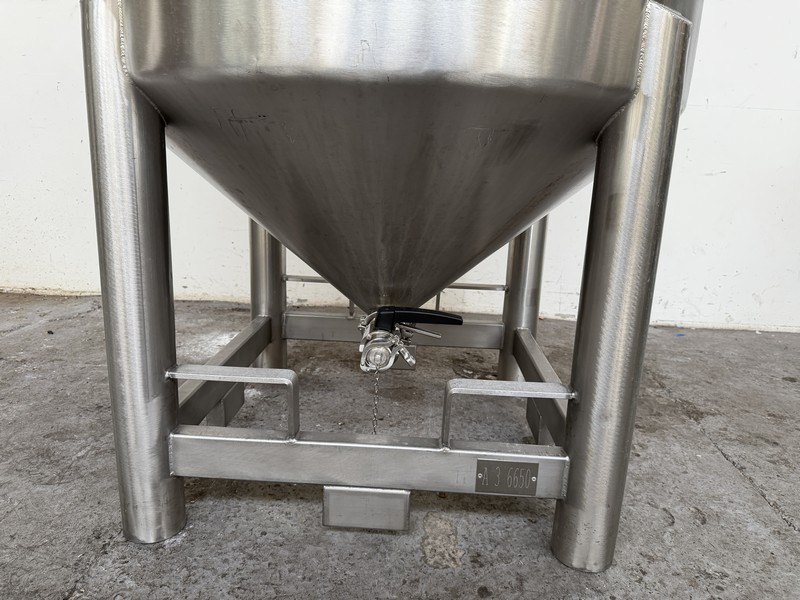 1,000L pressurized container AISI 316L - 3C model EUROPACK