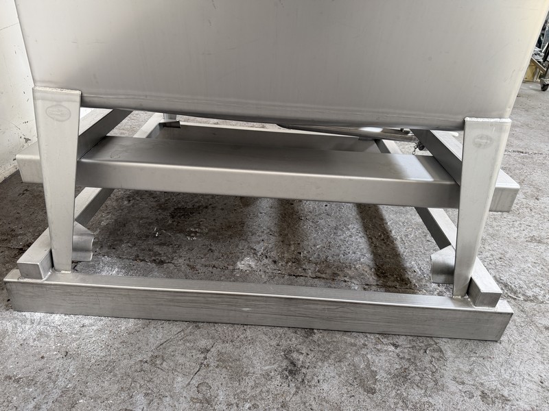 Container 1000 litres inox 316L 3C KRONEN KS10