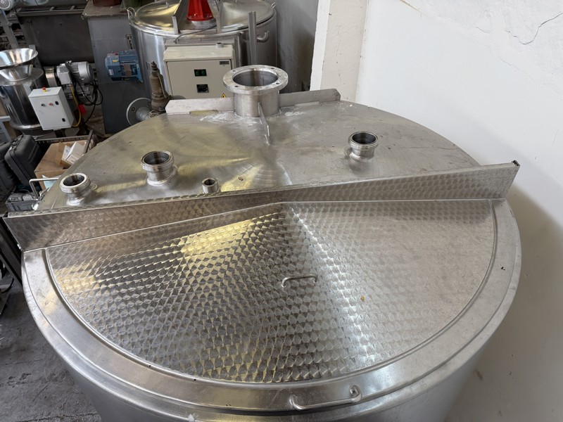 Cuve inox 2550 litres Double enveloppe Calorifuge PIERRE GUERIN type 2550 L