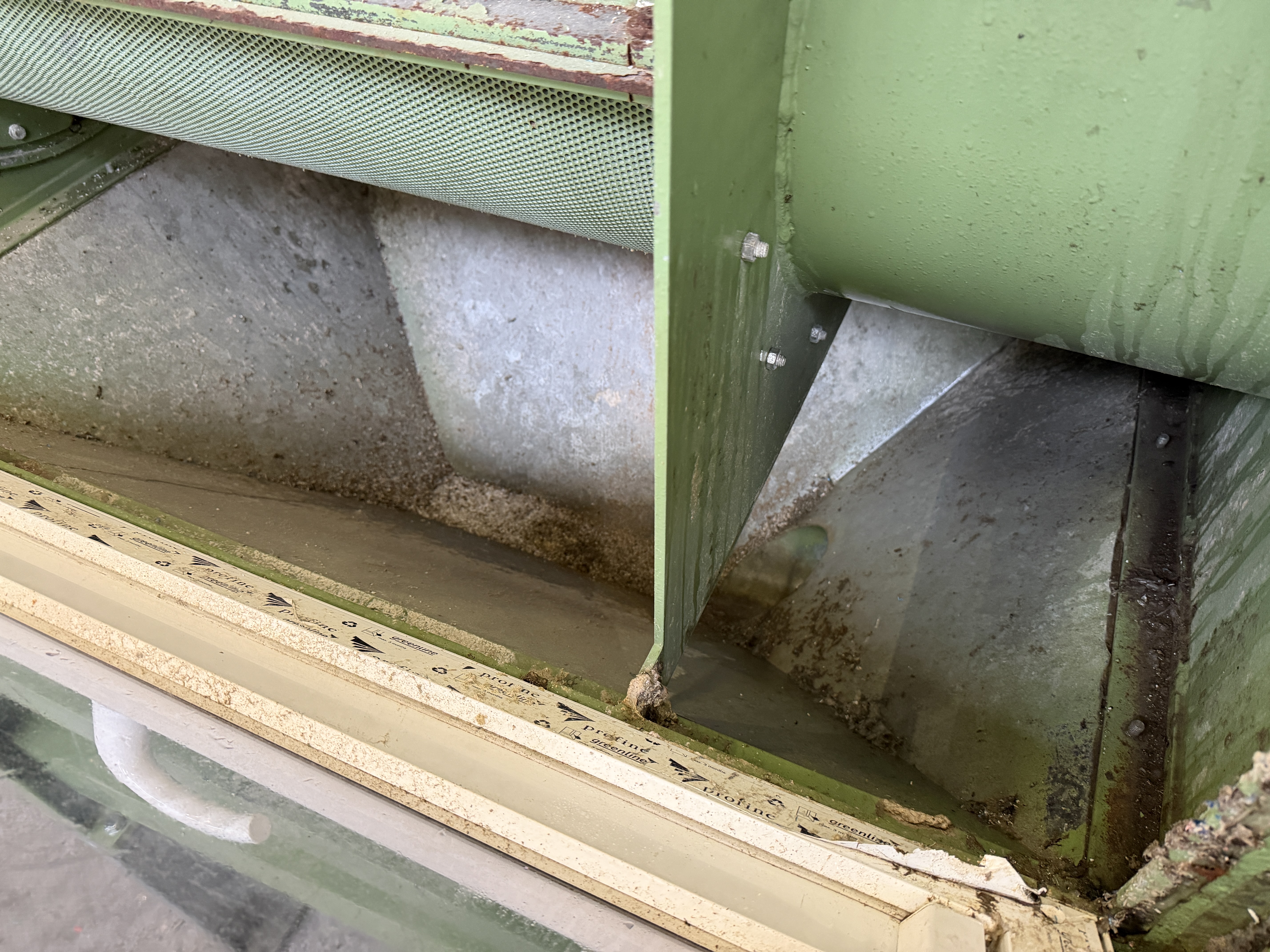 TECNOFER model LO 15 horizontal centrifugal friction washer