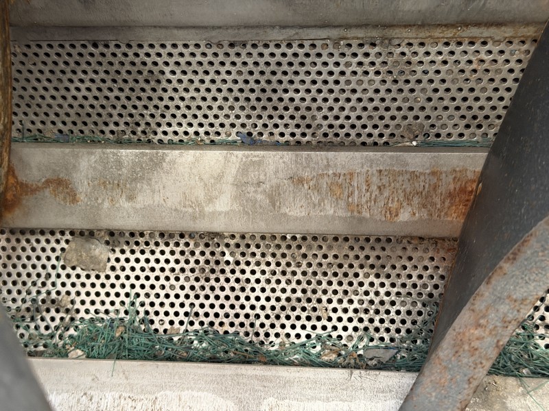 Screw conveyor Lg. 4200 mm for for washing and draining
