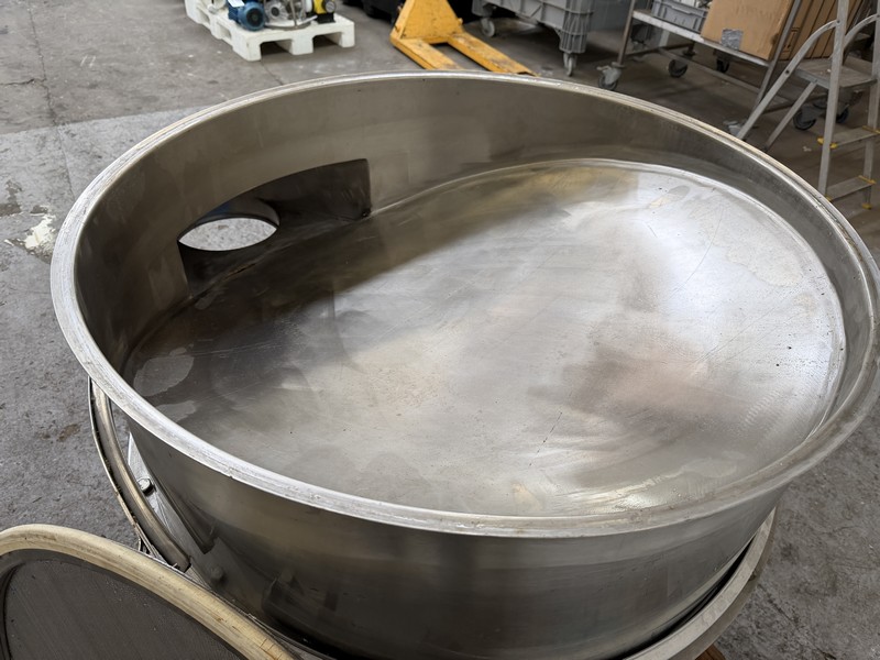 VIBROWEST 2-deck vibrating sifter Ø 900 mm model MR 36"S.11.6.DIV.KL