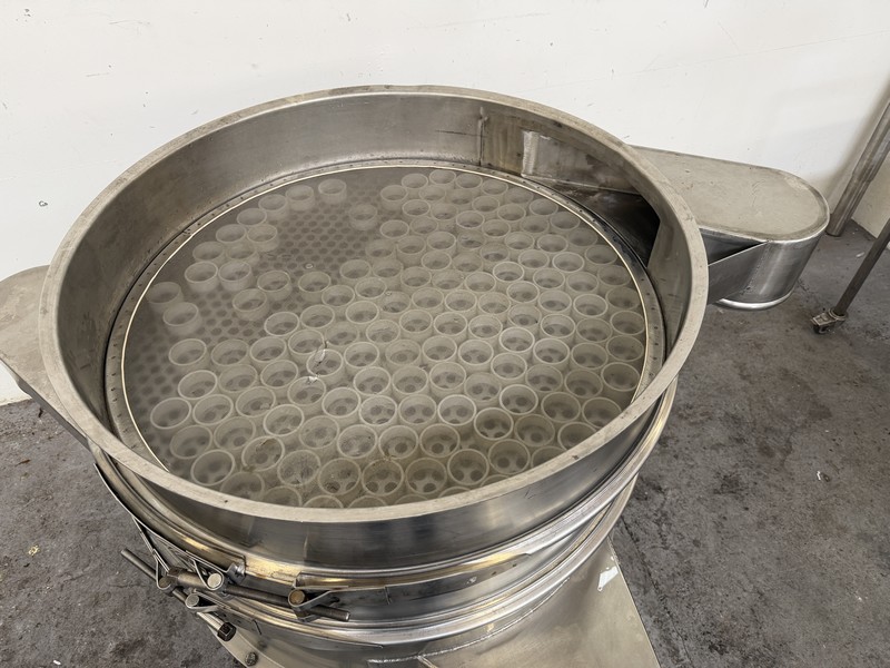 VIBROWEST 2-deck vibrating sifter Ø 900 mm model MR 36"S.11.6.DIV.KL