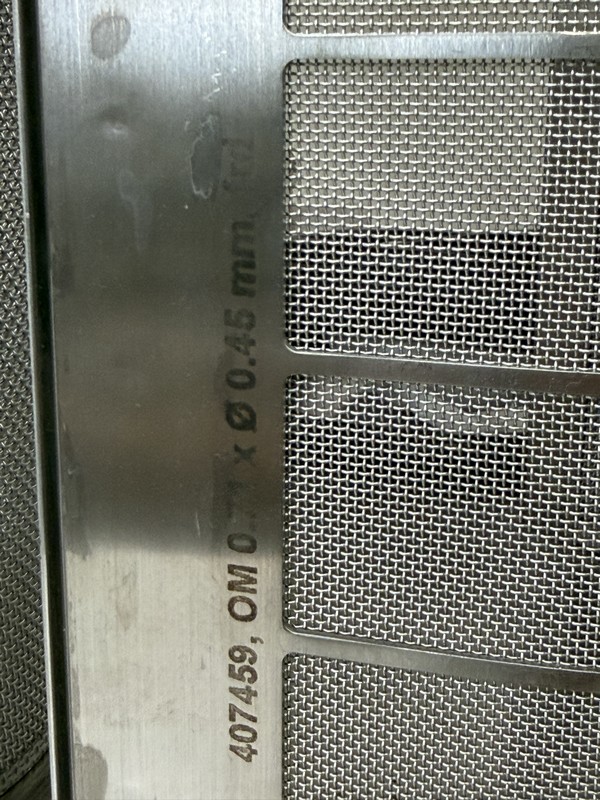 Calibreur tamiseur oscillant FREWITT type MF-6 - Inox 316L (parties en contact)
