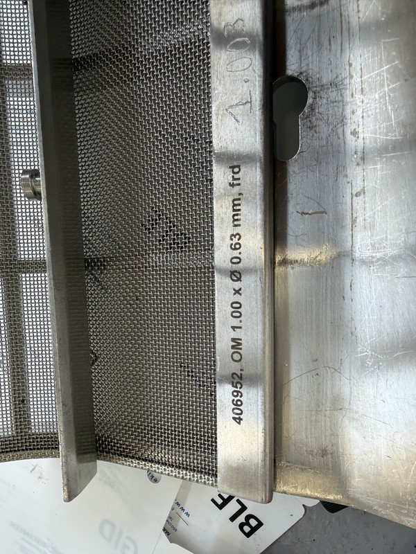Calibreur tamiseur oscillant FREWITT type MF-6 - Inox 316L (parties en contact)