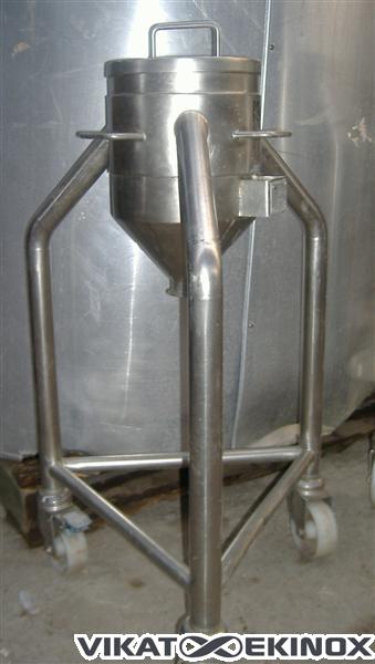 Cuve inox de laboratoire env. 5-6 litres
