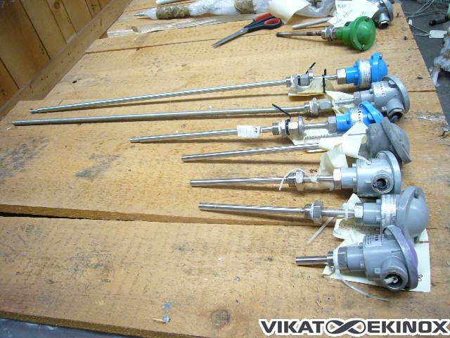Lot de sondes de température marque ITM type PT 100