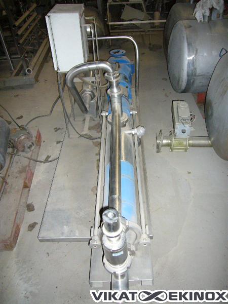 Pompe volumétrique sur chariot inox