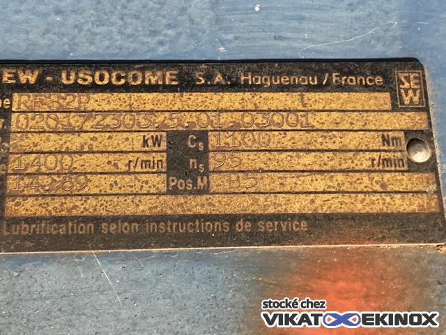 PMS S/S stirrer type AB5RG 901 D - 5,5 KW - 95 rpm