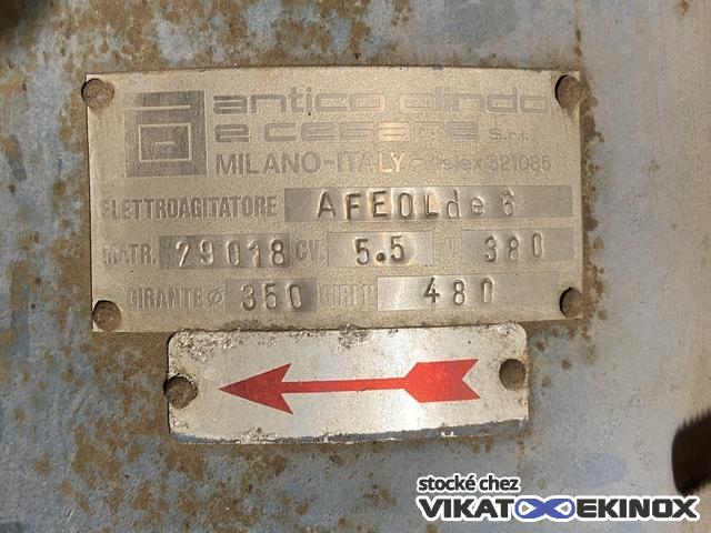 3-bladed agitator 1.5 kw 480 T/min
