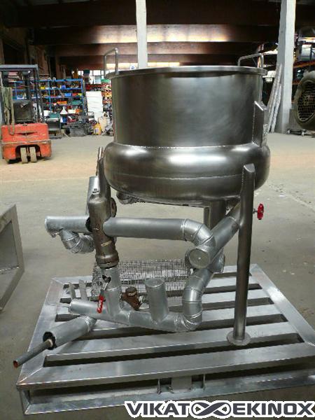Fondoir 120 litres inox