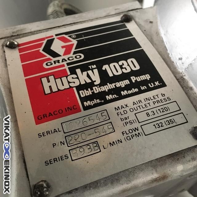 Mixing tank 90L with GRACO HUSKY 1030 pump