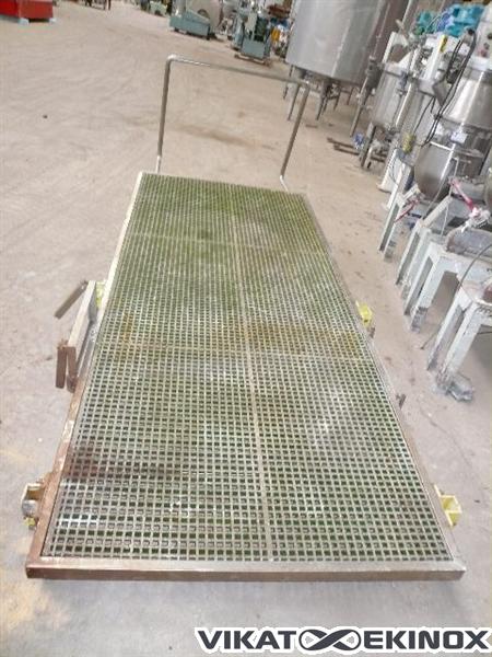 Stainless steel trolley