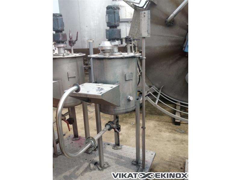 Cuve inox agitée 90 litres