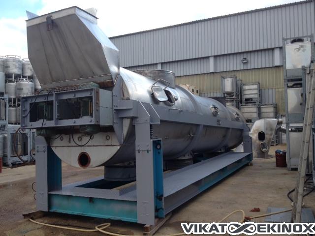 Lit fluidisé inox - ALFA LAVAL EVA-DRY - 14m2 - Sécheur / Refroidisseur