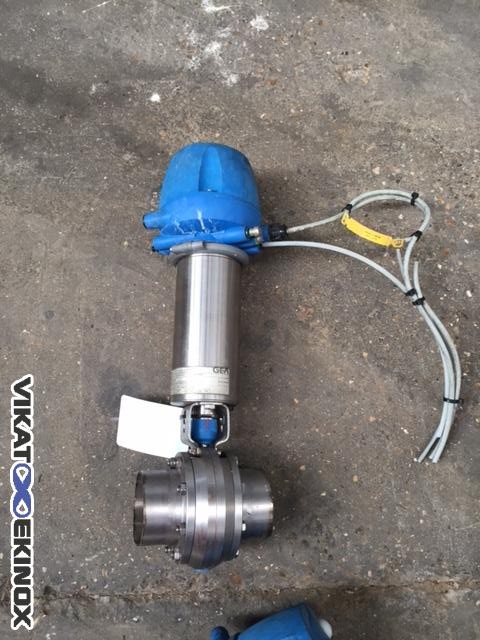 Vanne papillon pneumatique T-smart DN 80, GEA