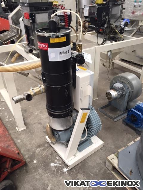 Pompe à vide SIEMENS 3KW pour transfert pneumatique MORETTO type SUCTION UNIT V3 D50