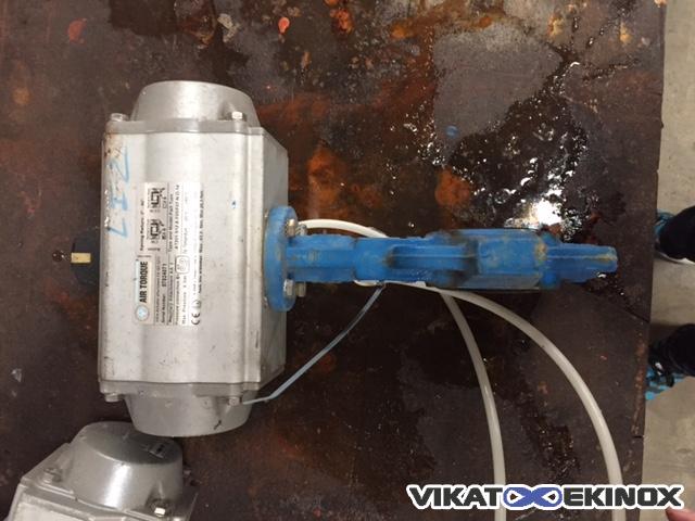 Vanne papillon à actionneur pneumatique AIR TORQUE DN 40
