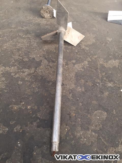 Arbre d'agitation tripales inox 1000 mm