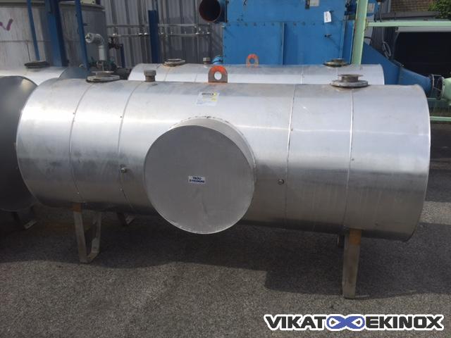 Insulated s.s. tank 1000 litres