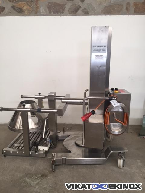 Elevateur retourneur de fûts Kurt Schaffner type KVF 200