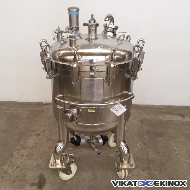 Cuve inox 316 agitée 125 litres, 3C