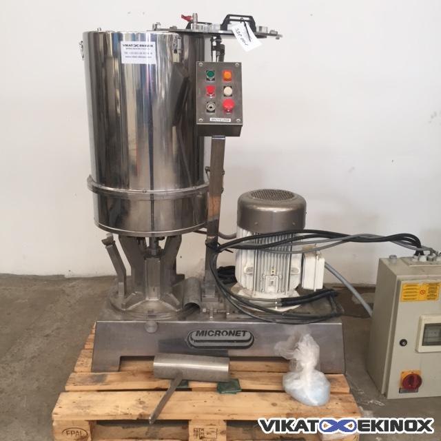 Broyeur à billes 50 litres COMEC type Micronet