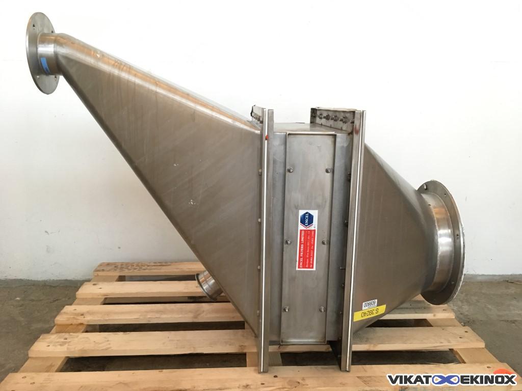 Trémie inox avec filtre Emcel