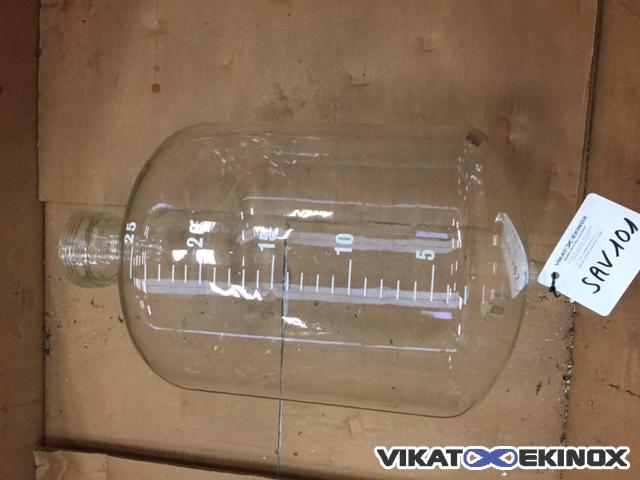 Cuve verre 25 litres