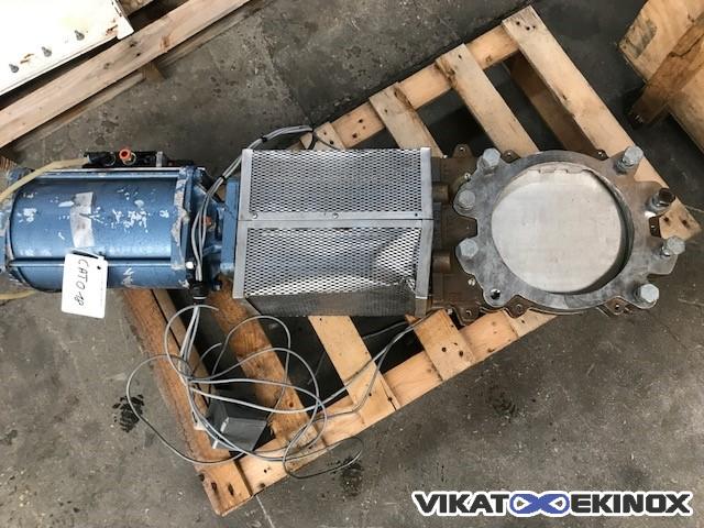 Vanne guillotine pneumatique DN 250