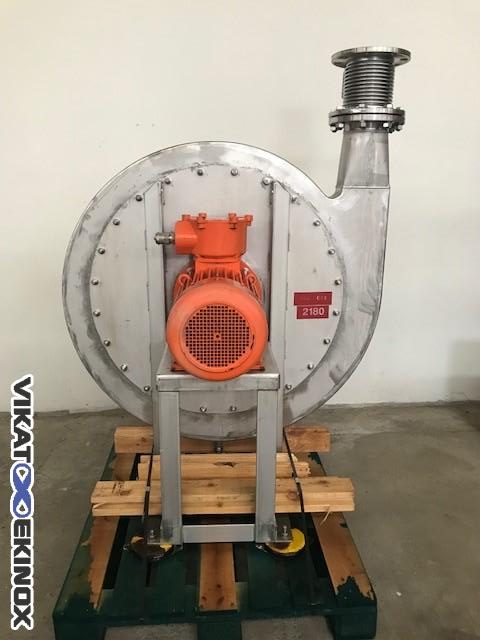 Ventilateur inox centrifuge type : HPB 865 IS ADF - 11 KW AEIB