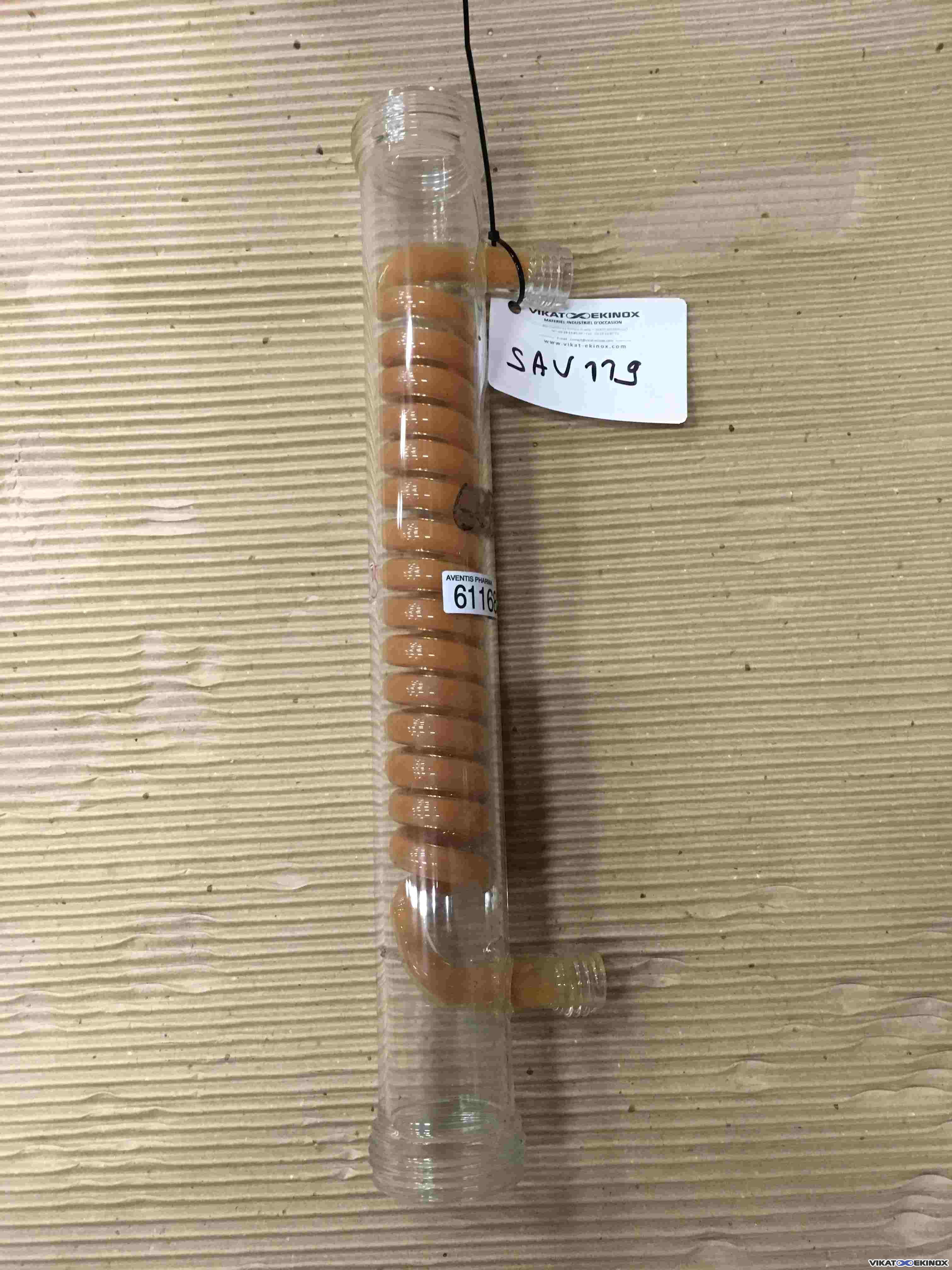 Echangeur verre Pignat Long. 500 mm