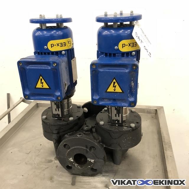 Pompe double GRUNDFOS acier type TPD 40-60/2, 11m3/h