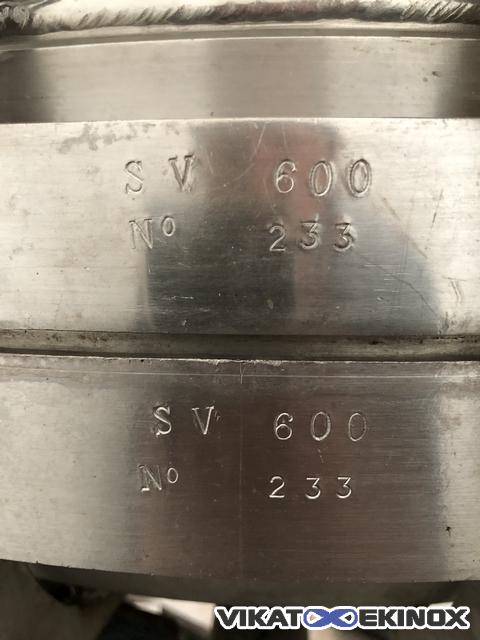 Filtre à plaques inox type SV 600