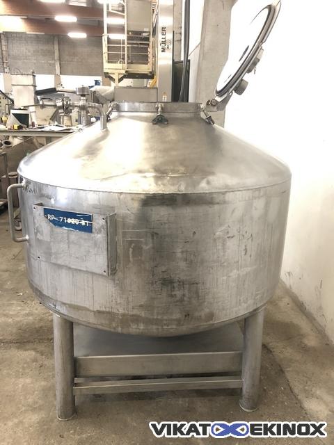 BSI container AISI 316L 800 litres