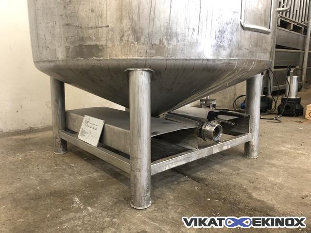 BSI container AISI 316L 800 litres