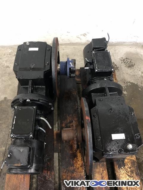 Motoréducteur 1,5KW 11,8T/min LEROY SOMER