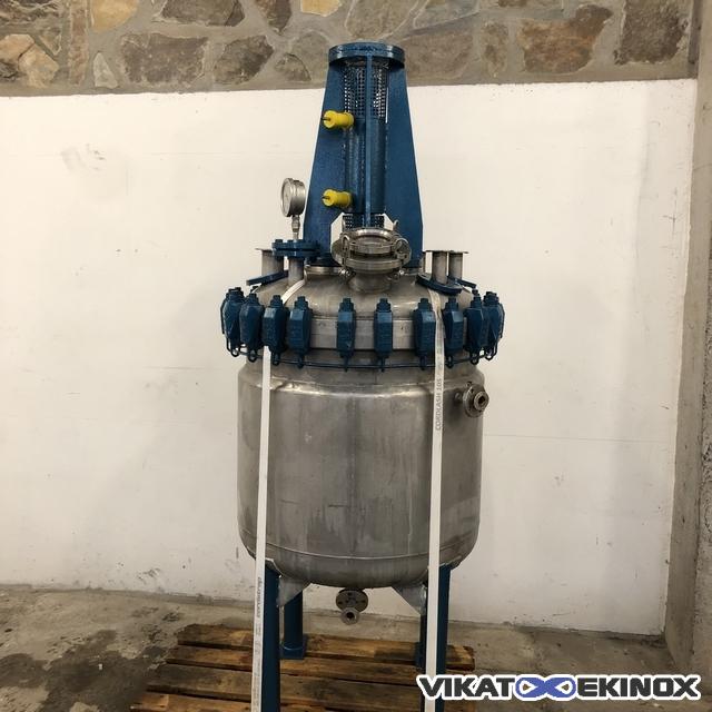 Réacteur inox agité 400 litres
