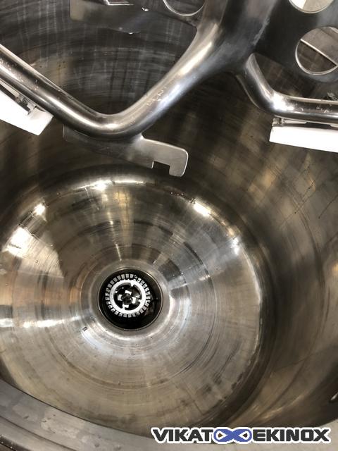 BECOMIX RW250 vacuum mixer homogenizer
