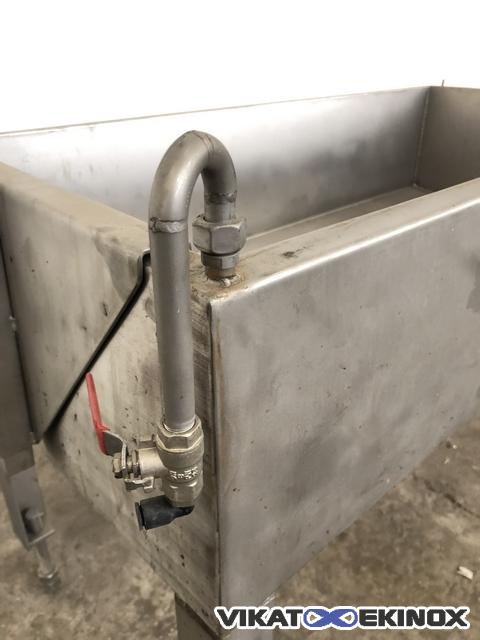 Bac inox 95 litres double enveloppe