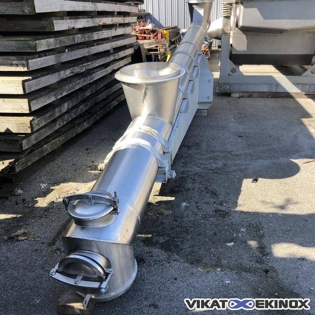 Tube vibrant inox Long. 6,65 m