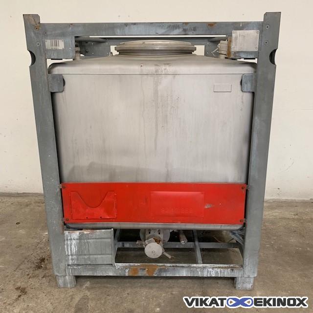 Container inox 1000L BLEFA